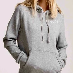 Hurley Women's Gray fleece Hoodie